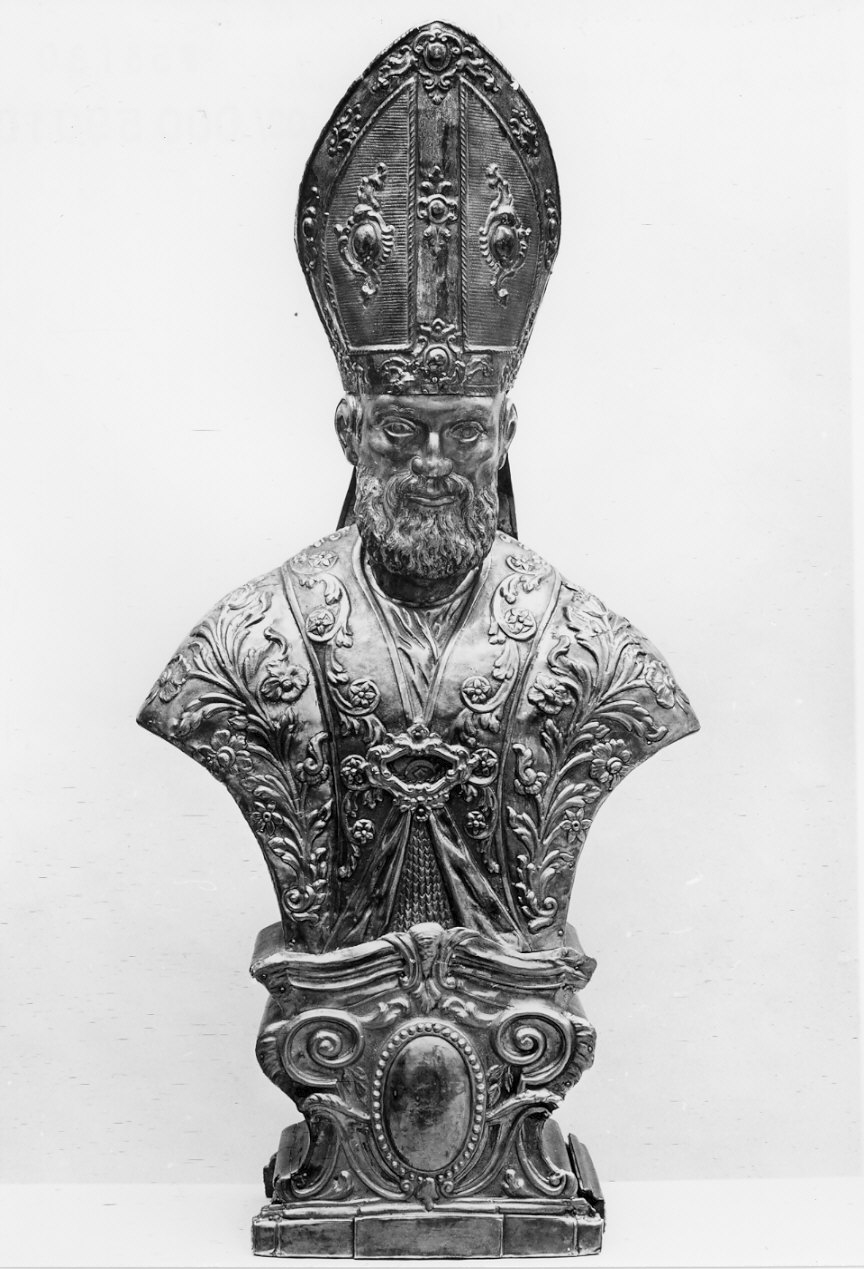 San Barnaba (reliquiario - a busto, opera isolata) - bottega italiana (fine sec. XVIII)