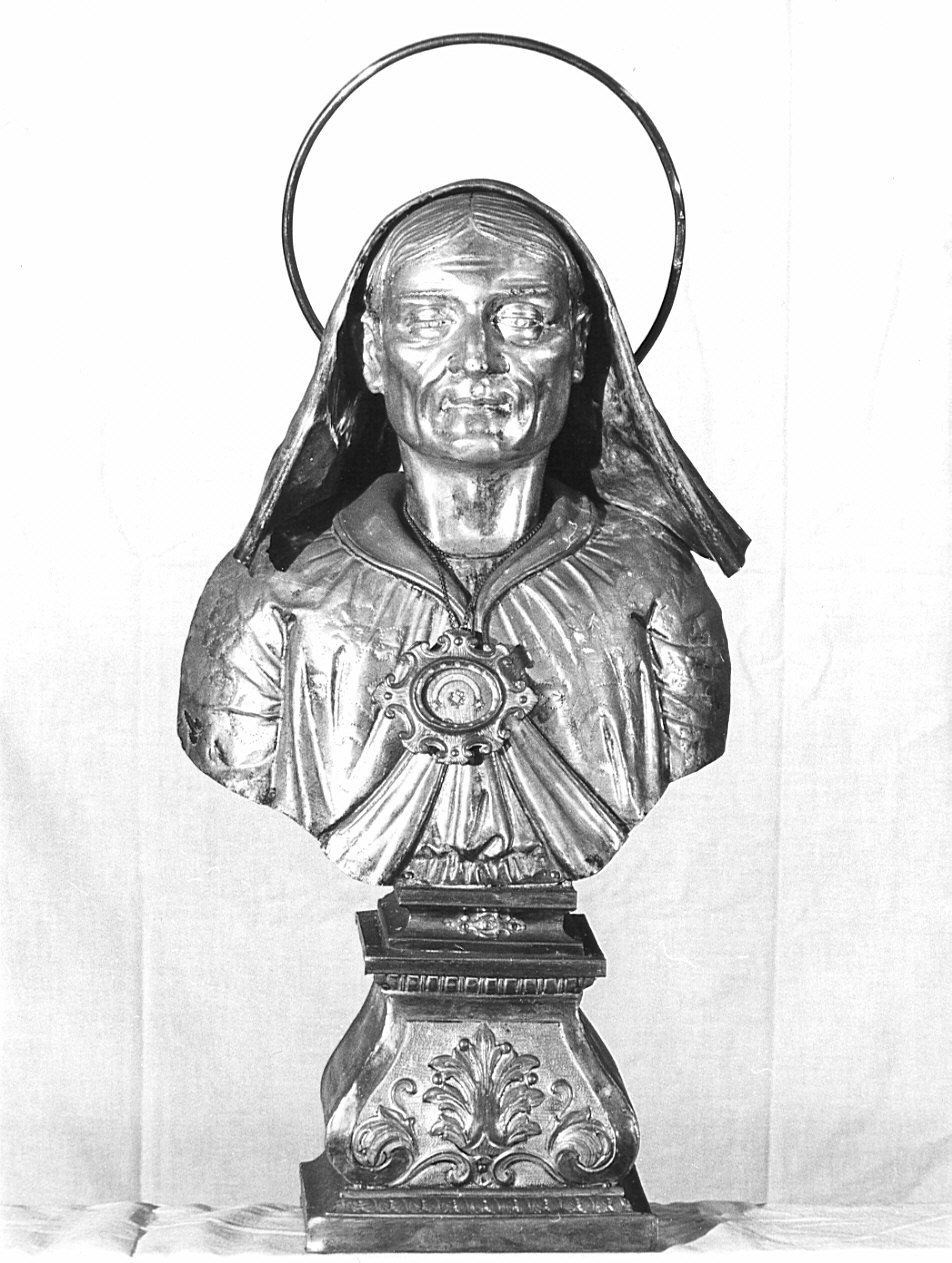 Sant'Anna (reliquiario - a busto, opera isolata) - bottega lombarda (sec. XIX)