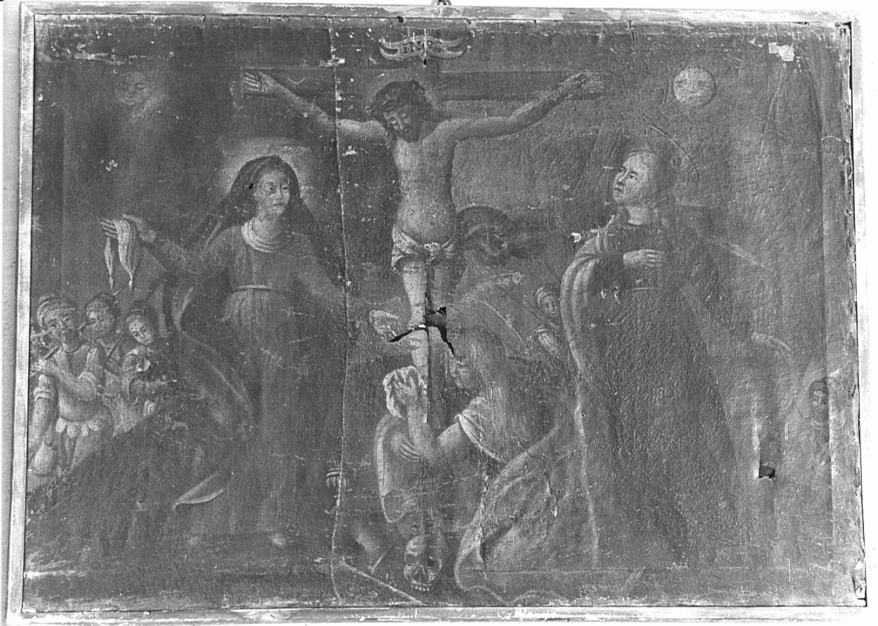 crocifissione (dipinto, opera isolata) - ambito lombardo (sec. XVII)