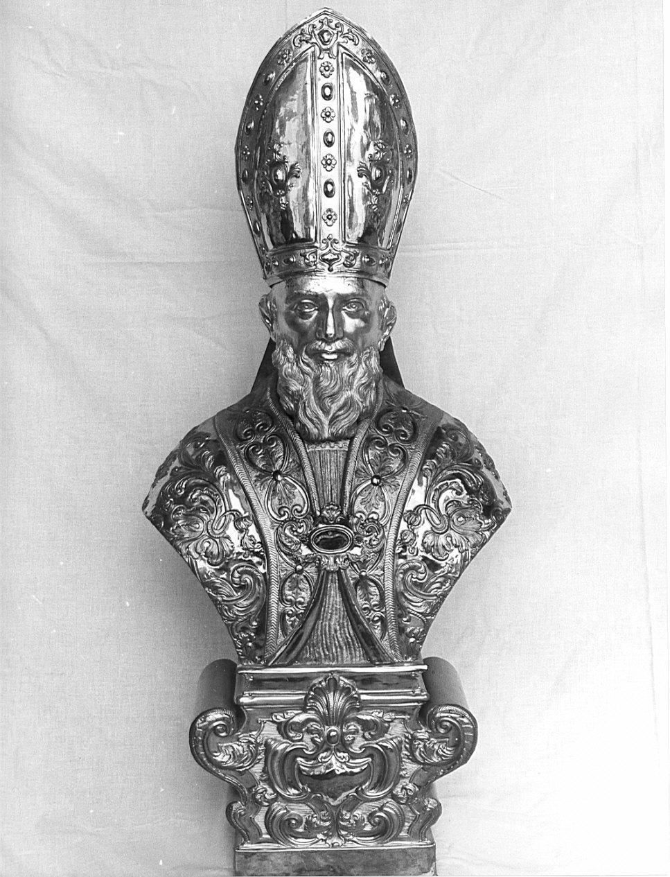 San Majolo (reliquiario - a busto, opera isolata) - bottega lombarda (fine sec. XVIII)