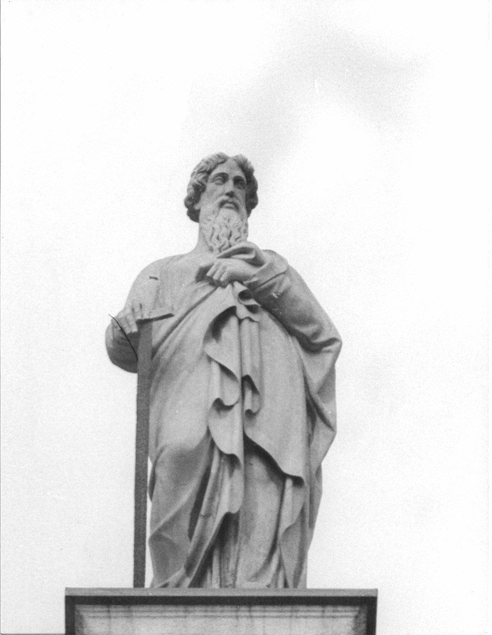 San Paolo apostolo (scultura, opera isolata) - bottega lombarda (sec. XIX)