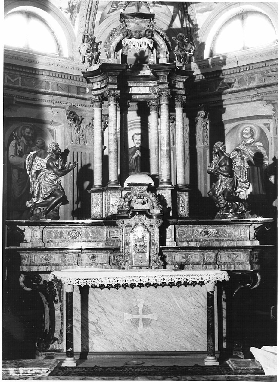 altare maggiore, complesso decorativo - bottega lombarda (sec. XVIII)