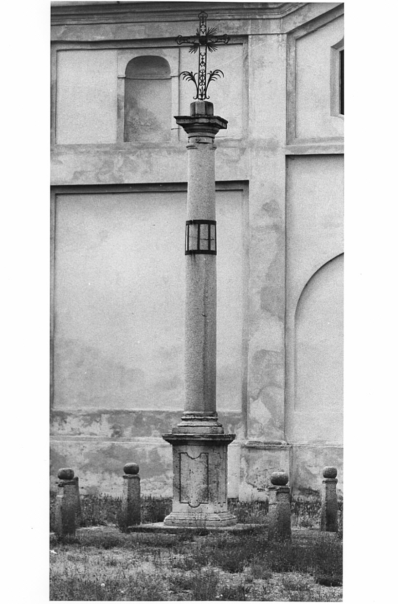 colonna votiva, opera isolata - bottega lombarda (sec. XVIII)