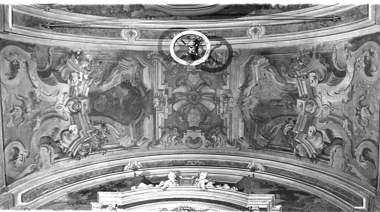 motivi decorativi architettonici e santi (decorazione pittorica, ciclo) di Bonacina Francesco Antonio (metà sec. XVIII)
