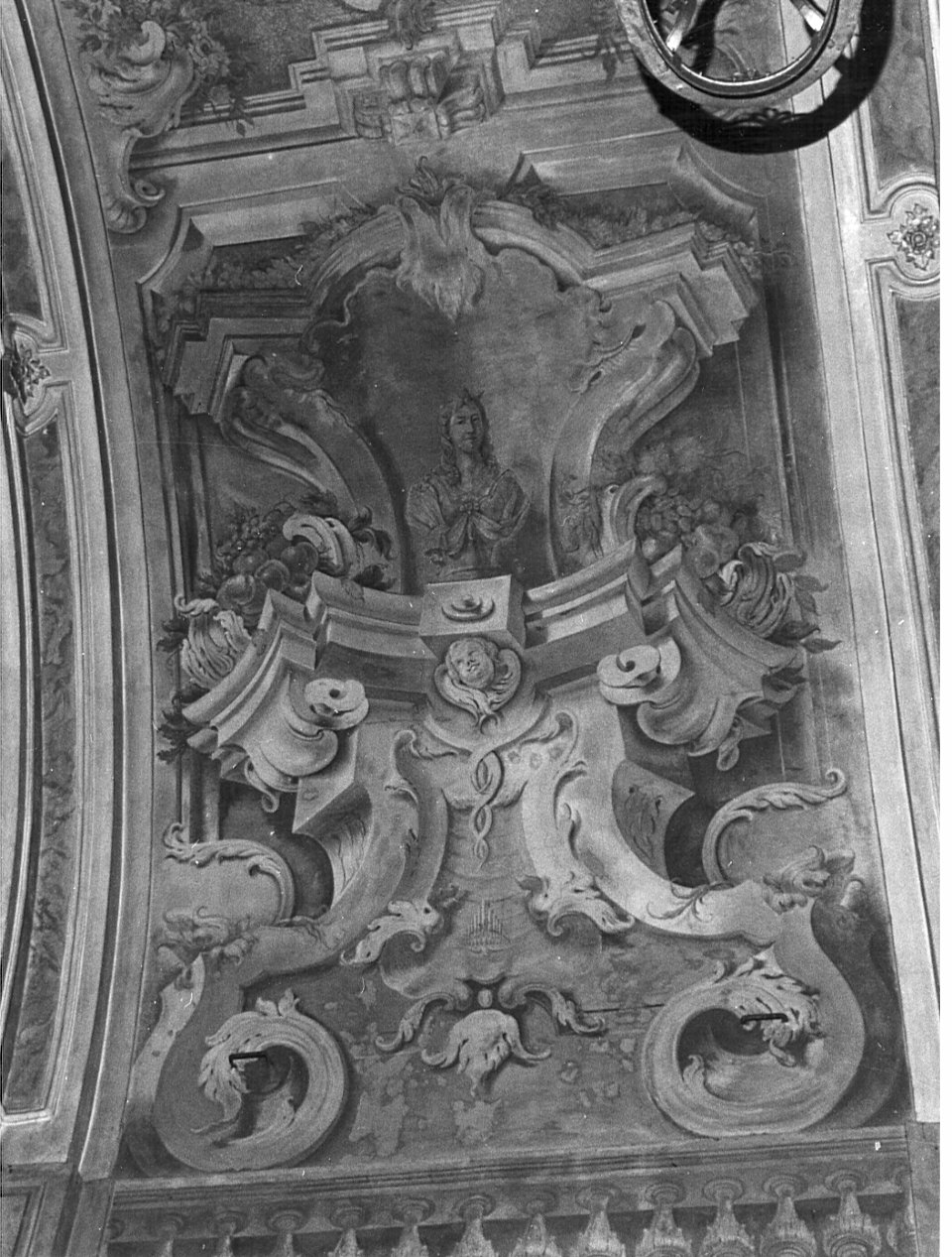 Santa Cecilia (decorazione pittorica, elemento d'insieme) di Bonacina Francesco Antonio (metà sec. XVIII)