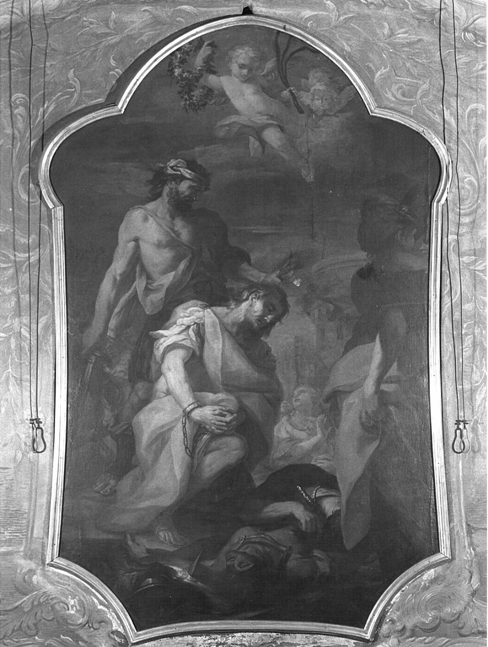 martirio di San Maurizio (dipinto, opera isolata) di Ruggeri Antonio Maria (prima metà sec. XVIII)