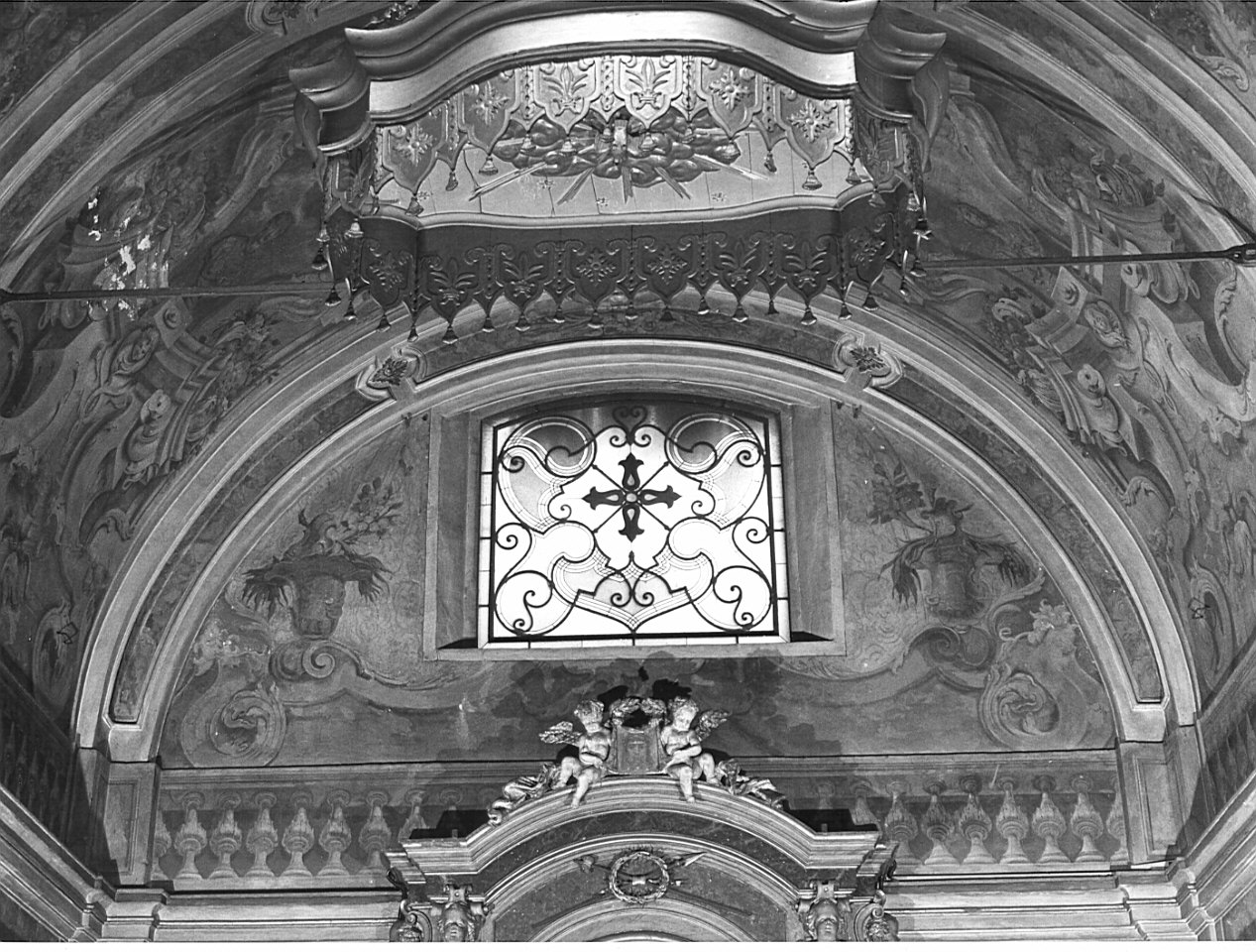 motivi decorativi architettonici (decorazione pittorica, opera isolata) di Bonacina Francesco Antonio (metà sec. XVIII)