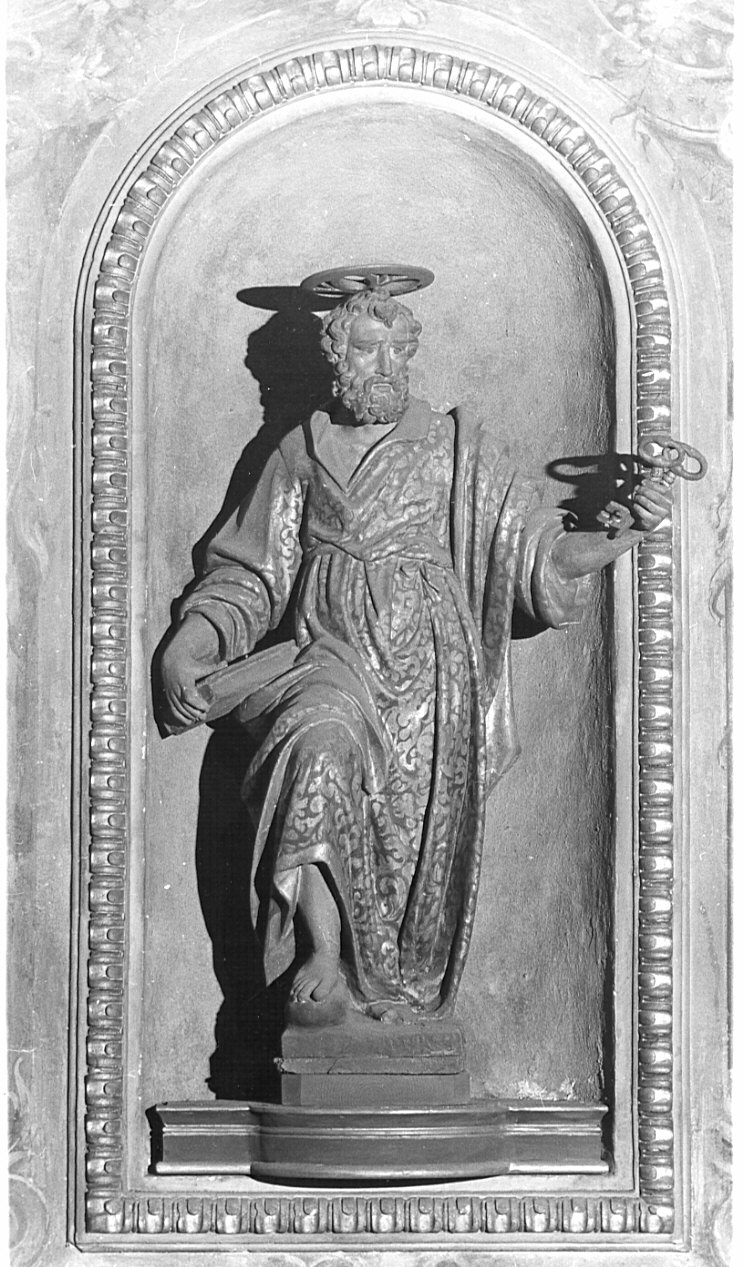 San Pietro (statua, opera isolata) - bottega lombarda (fine sec. XVI)