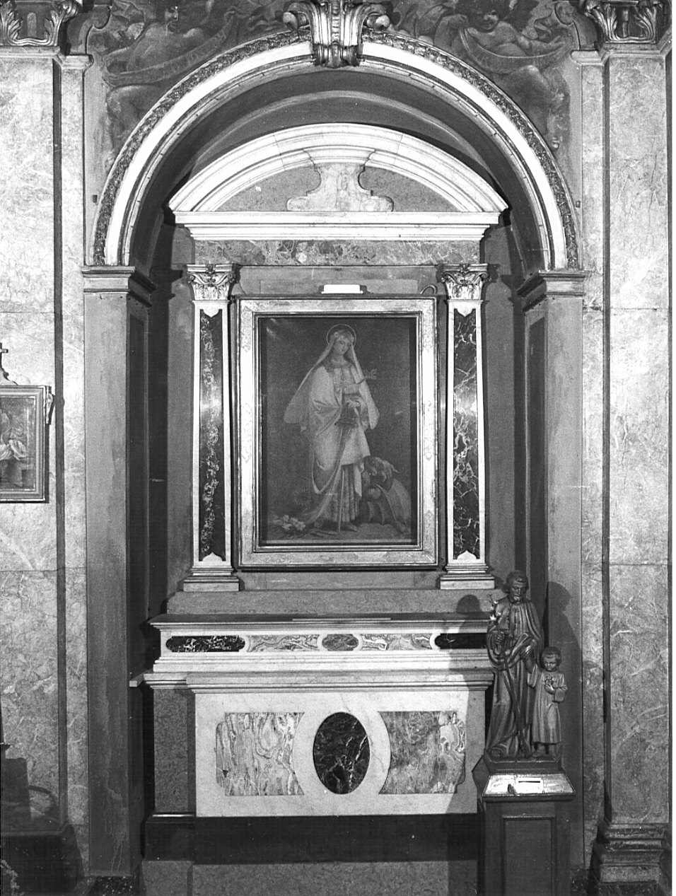 altare, opera isolata - bottega lombarda (ultimo quarto sec. XIX)