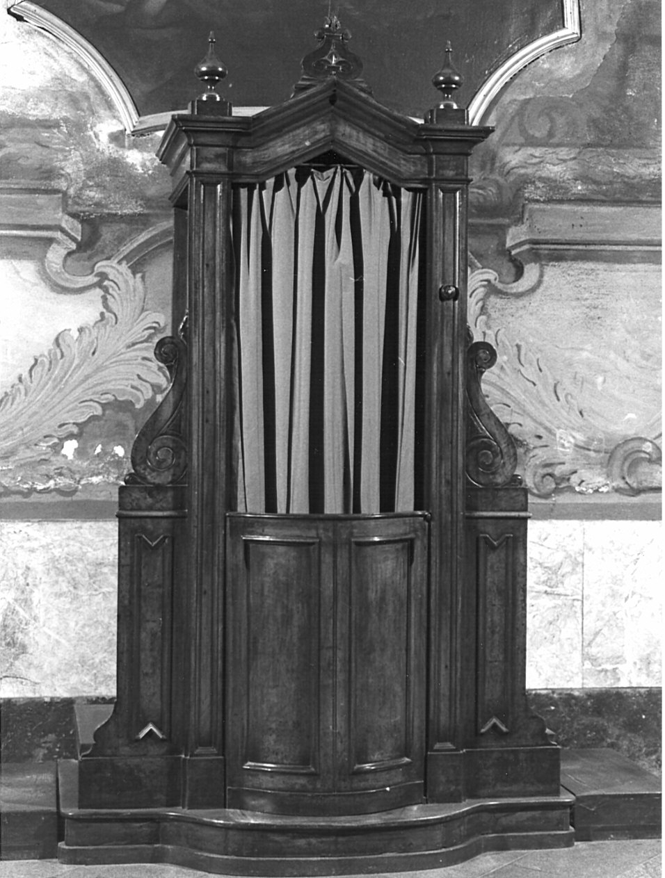 confessionale, opera isolata - bottega lombarda (sec. XIX)