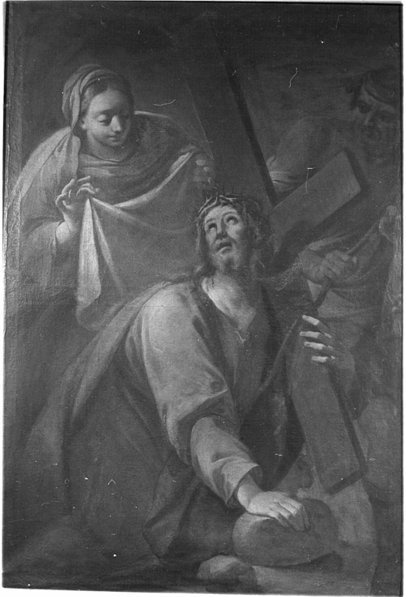 salita di Cristo al monte Calvario (dipinto, opera isolata) - ambito lombardo (sec. XVII)