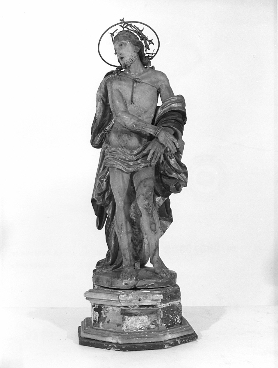 Cristo alla colonna (statuetta, opera isolata) - bottega lombarda (sec. XVII)