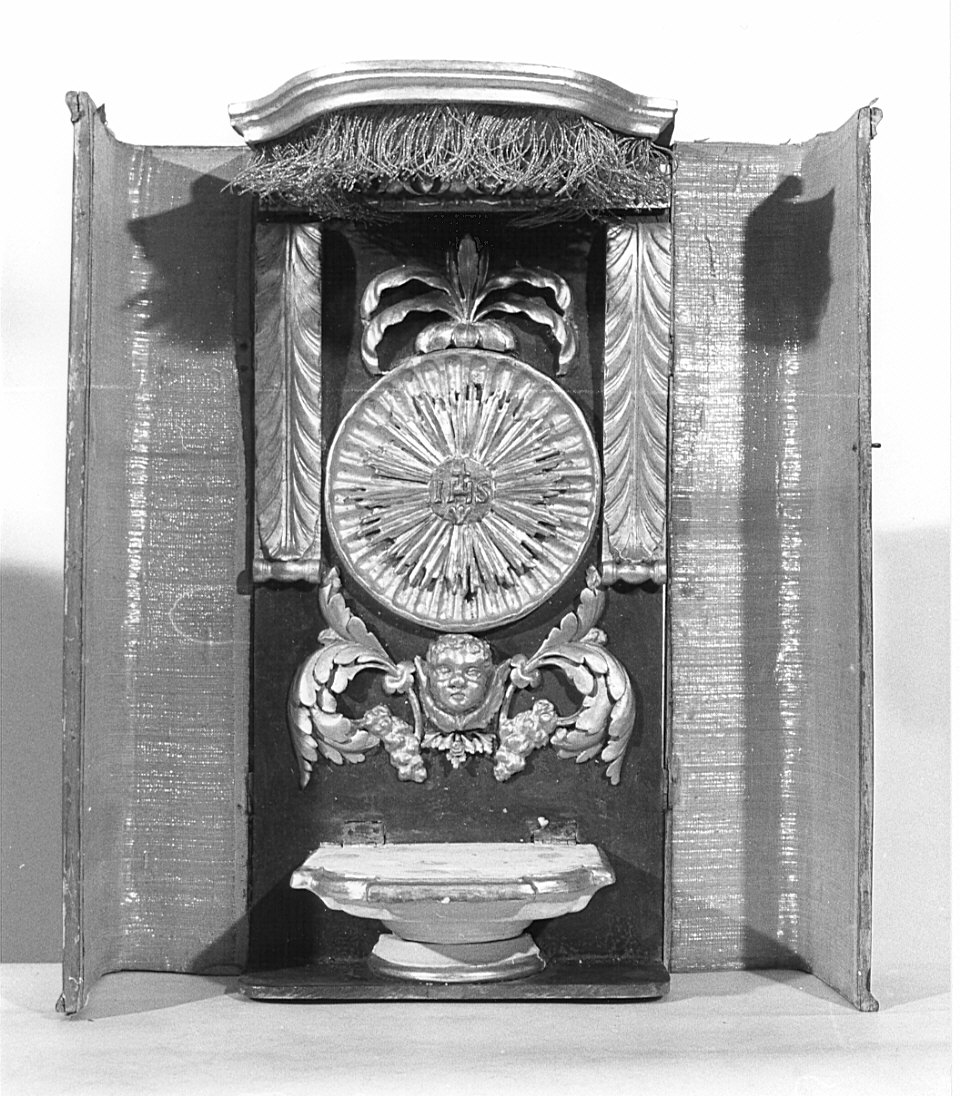 altare portatile, opera isolata - bottega lombarda (sec. XIX)