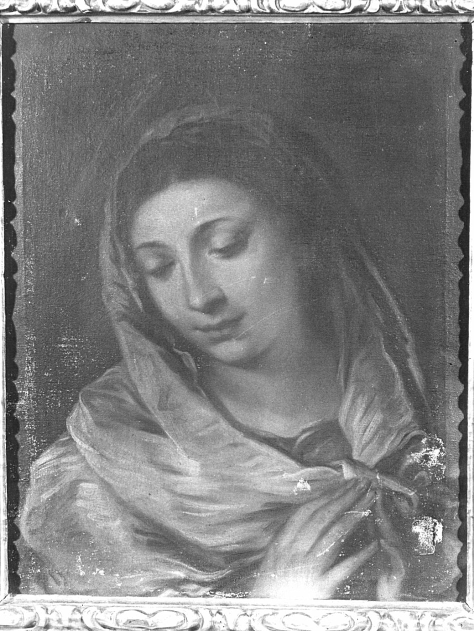 Madonna orante (dipinto, opera isolata) - ambito lombardo (sec. XVII)