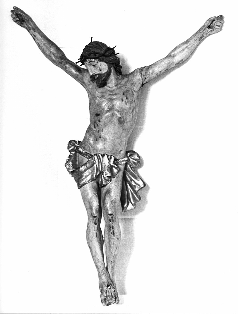 Cristo crocifisso (scultura, opera isolata) - bottega lombarda (fine sec. XVIII)