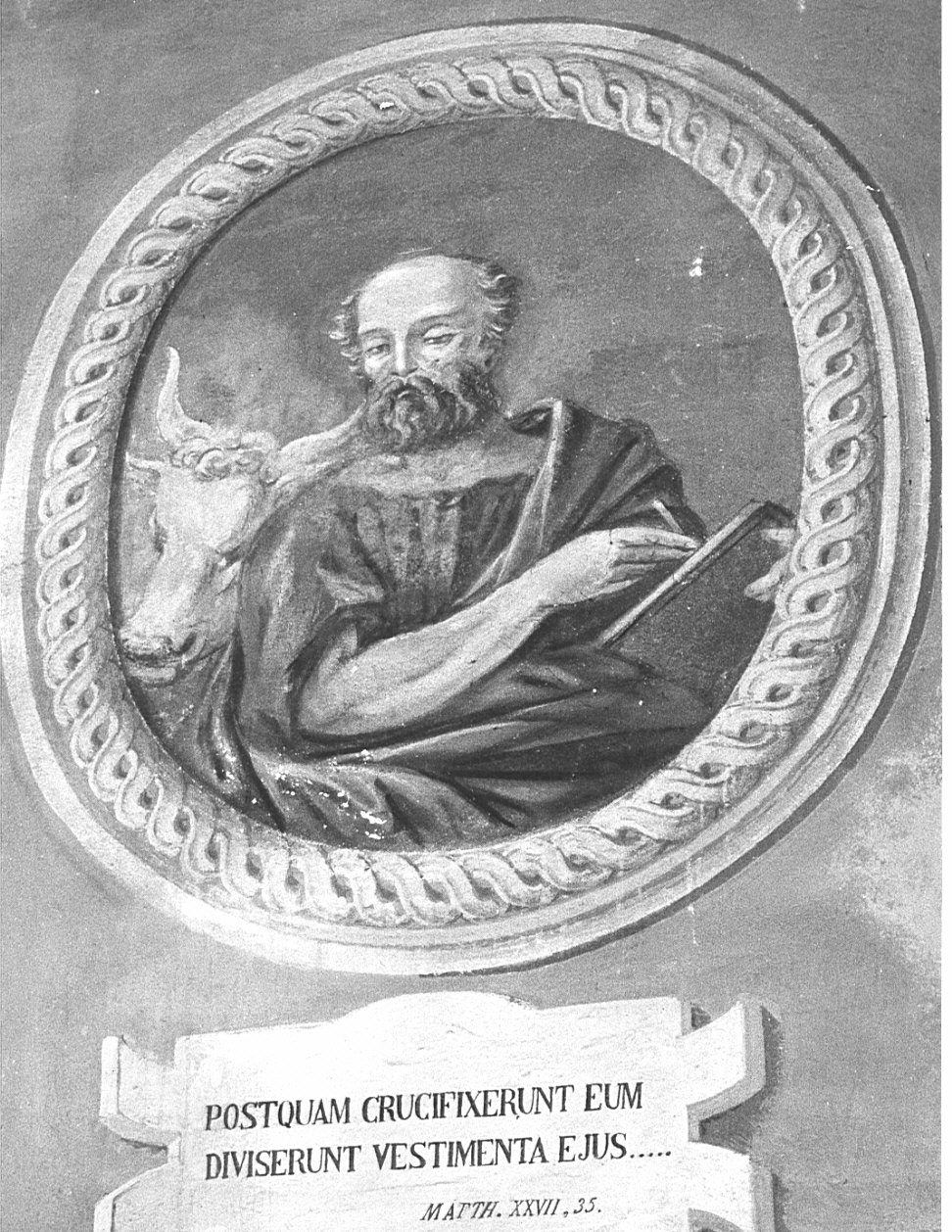 San Luca (dipinto, elemento d'insieme) - ambito lombardo (sec. XIX)