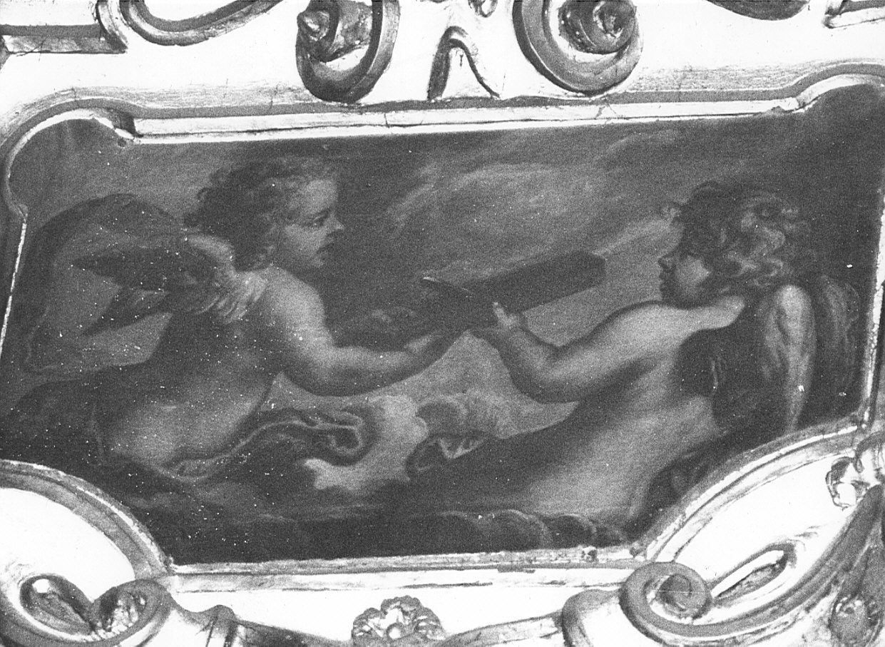angeli (dipinto, elemento d'insieme) di Santagostino Agostino (attribuito) (seconda metà sec. XVII)