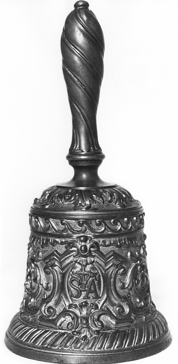 campanello d'altare, opera isolata - bottega lombarda (sec. XIX)
