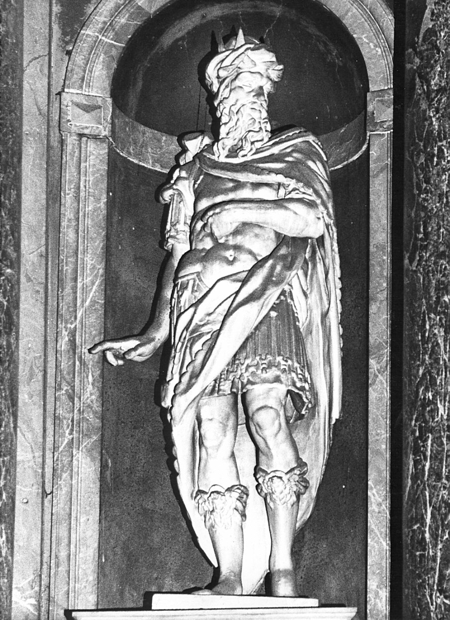 guerriero (statua, opera isolata) - bottega lombarda (sec. XVII)