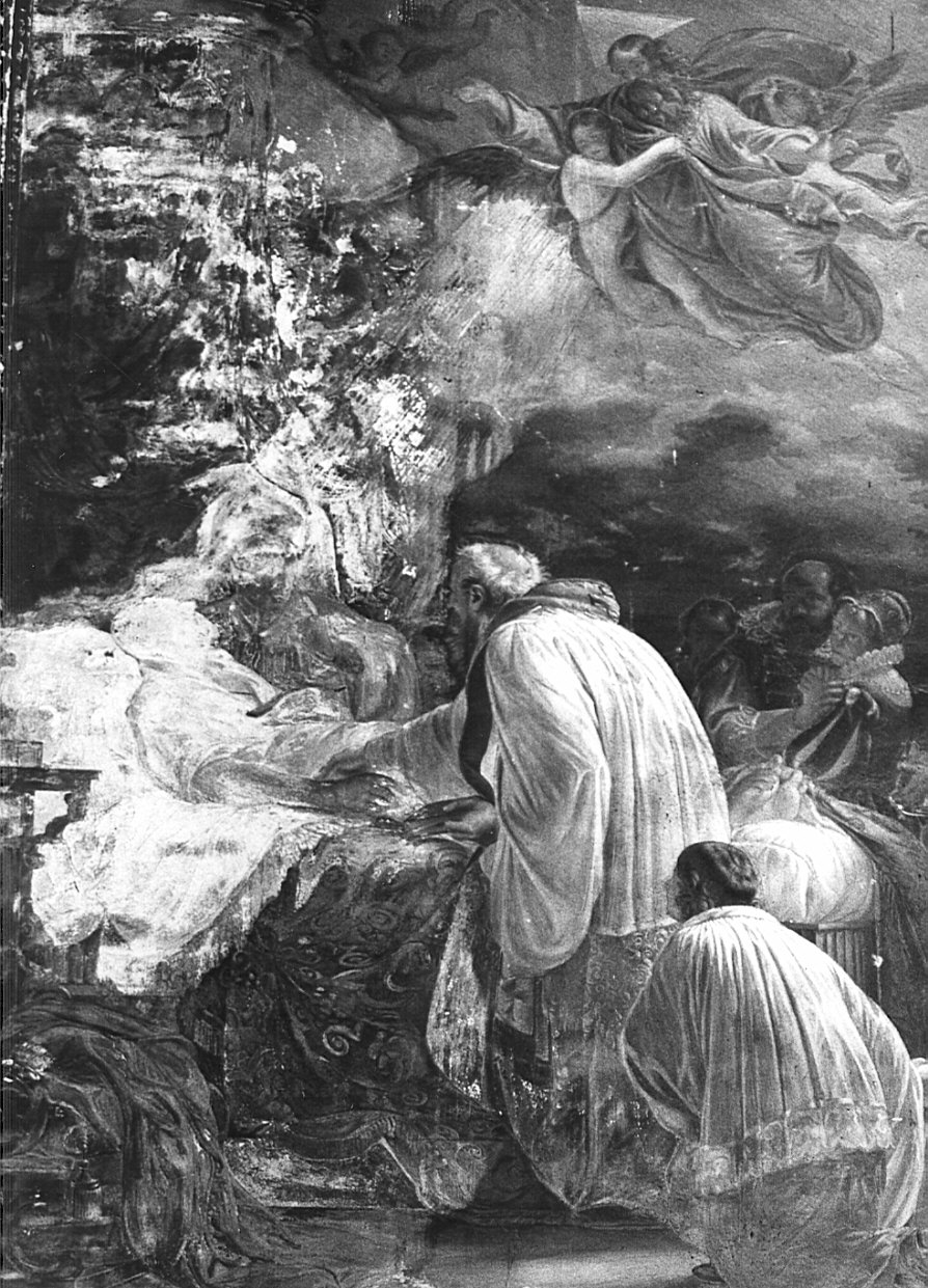 morte di Sant'Alessandro Sauli (dipinto, opera isolata) di Scuri Enrico (attribuito) (sec. XIX)