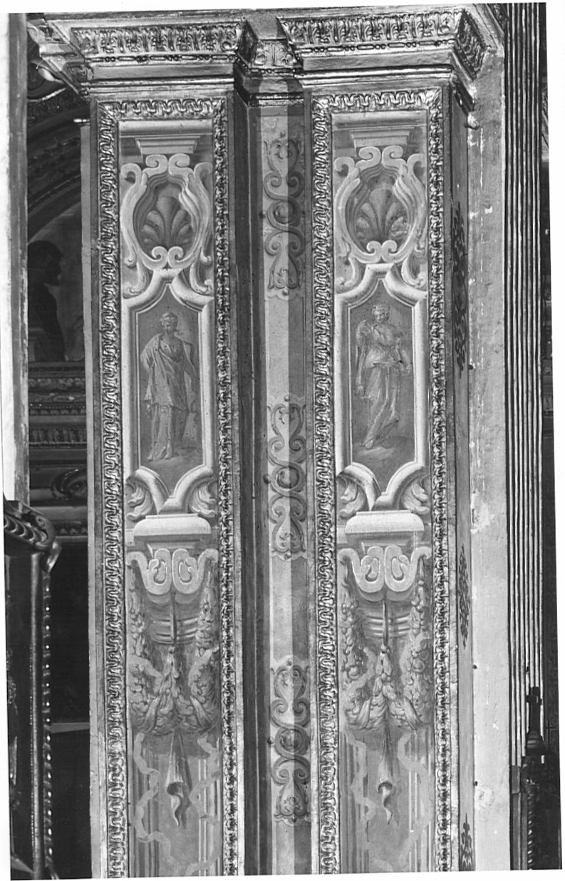 Virtù (decorazione plastico-pittorica, insieme) - ambito italiano (sec. XVII, sec. XVIII)