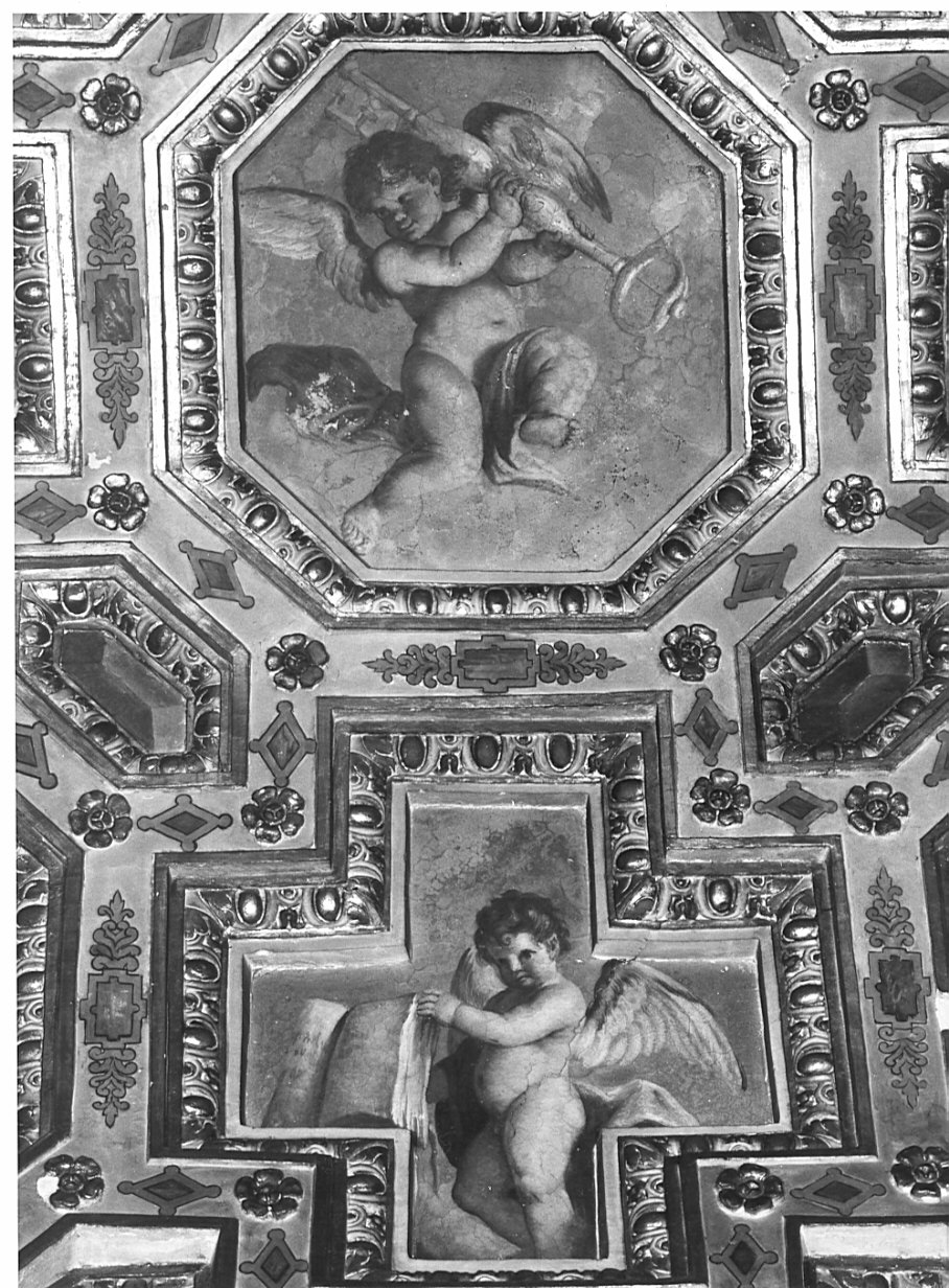 putti (decorazione plastico-pittorica, elemento d'insieme) di Bortoloni Mattia (attribuito) (sec. XVIII)