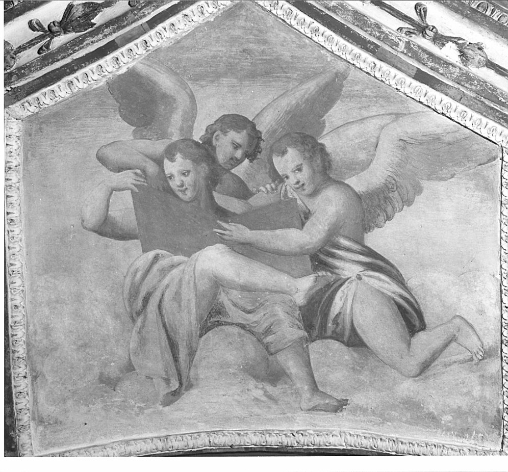 angeli (dipinto, opera isolata) - ambito lombardo (sec. XVII)