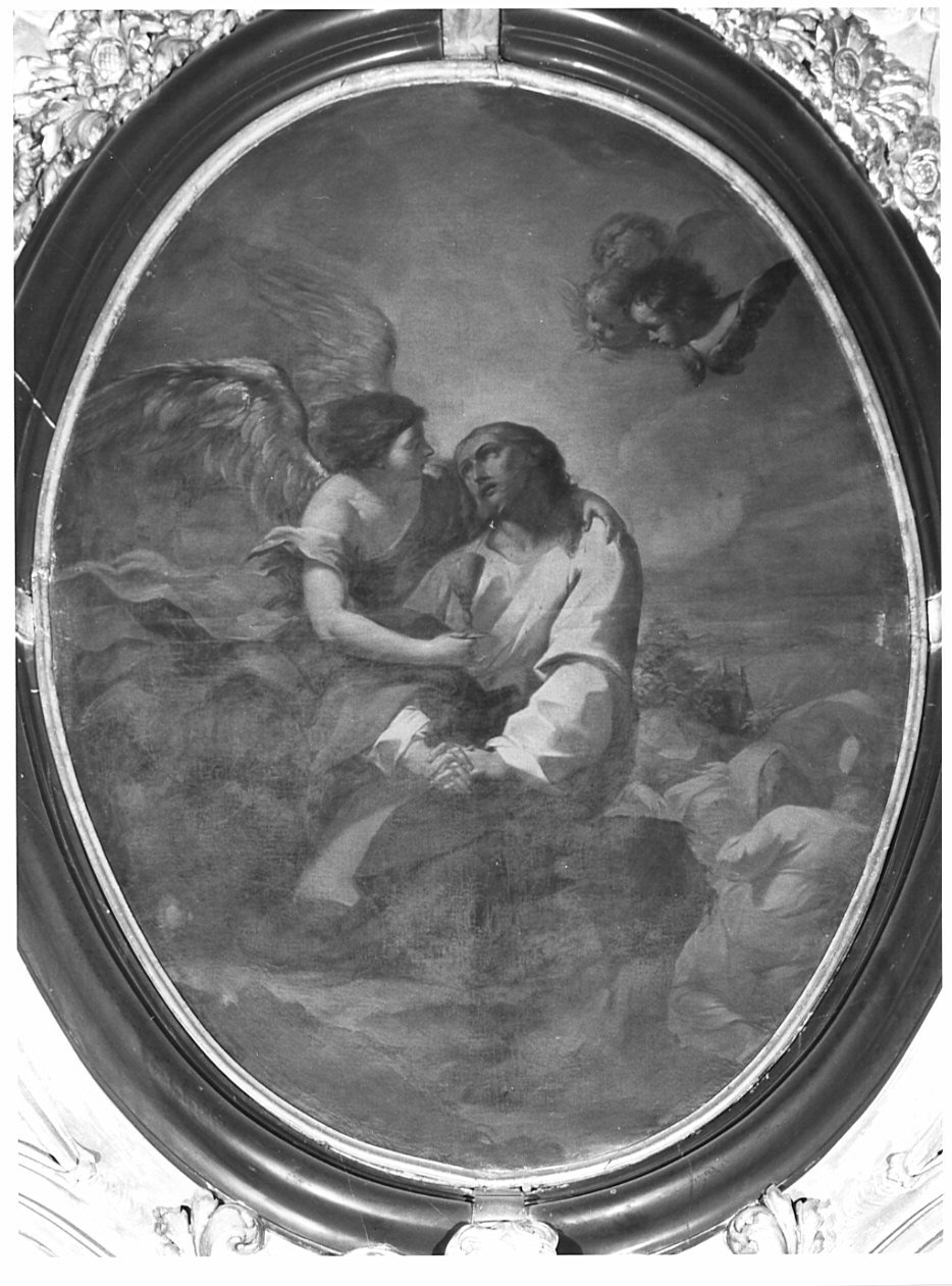 Cristo in pietà e angeli (dipinto) - ambito lombardo (sec. XVIII)