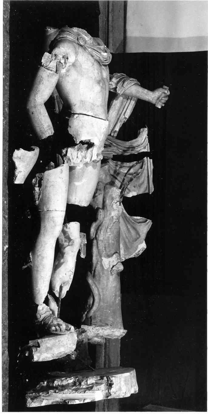 L'Apollo del Belvedere, Apollo (statua, frammento) - ambito lombardo (sec. XIX)