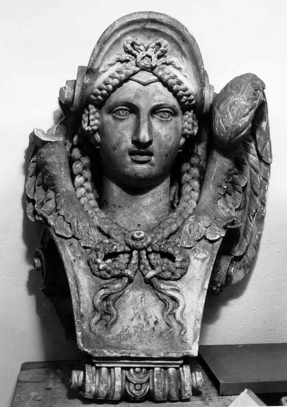 testa d'angelo (scultura, opera isolata) - ambito italiano (sec. XX)