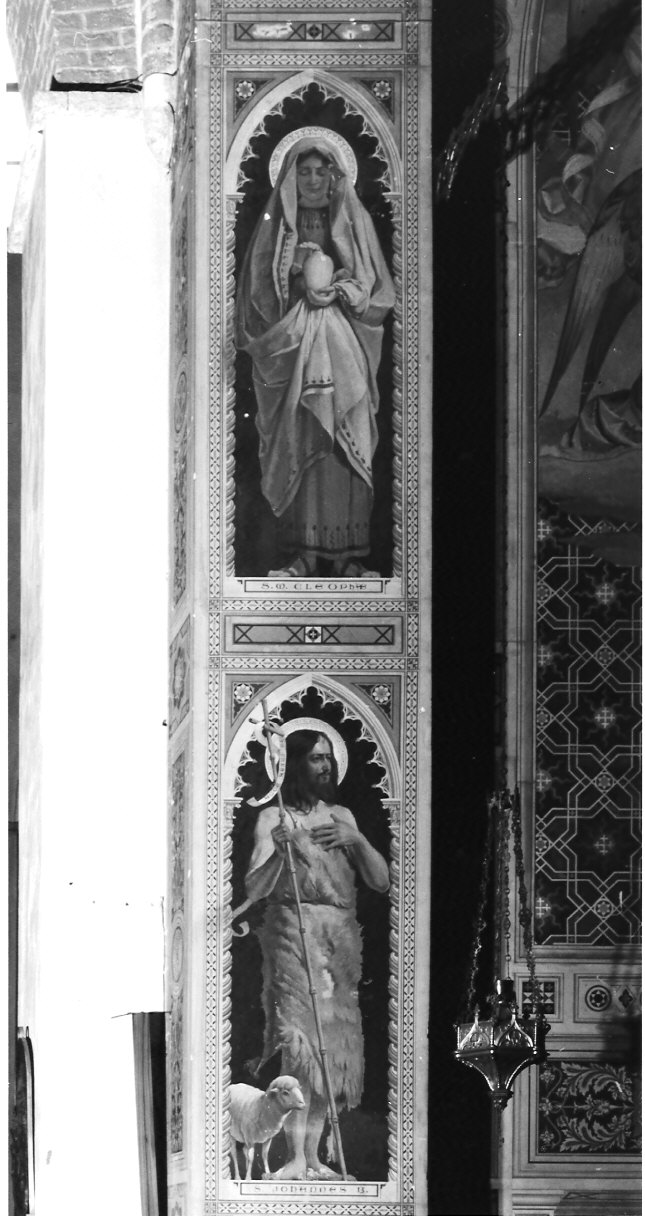 San Giovanni Battista (dipinto, elemento d'insieme) di Bignami Osvaldo (attribuito) (sec. XX)