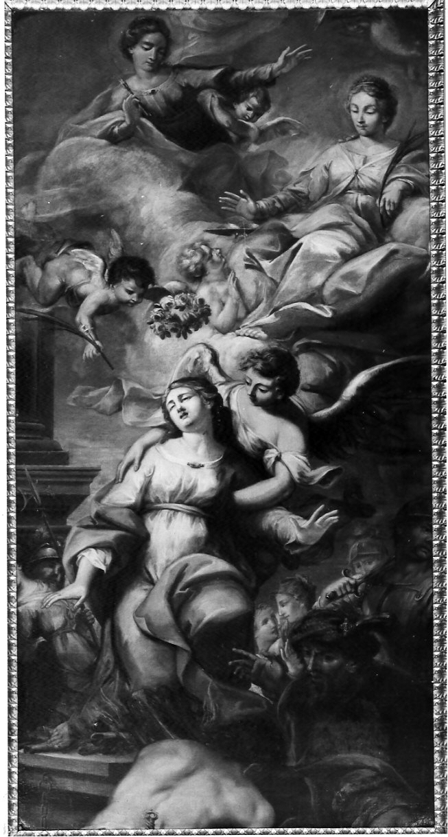 Santi (dipinto, opera isolata) di Dardanone Gaetano (attribuito) (inizio sec. XVIII)