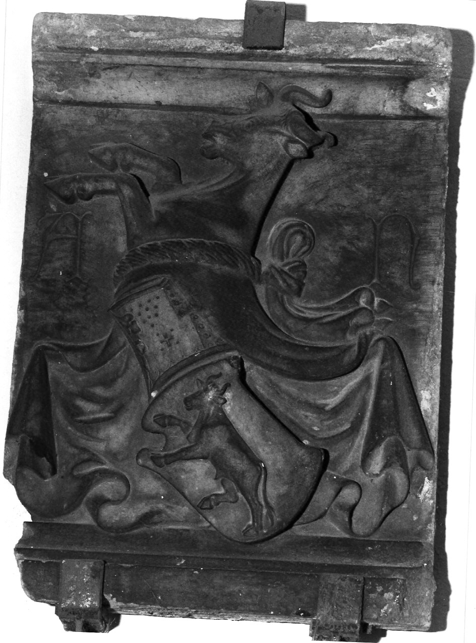 monumento funebre, frammento - bottega campionese (primo quarto sec. XIV)