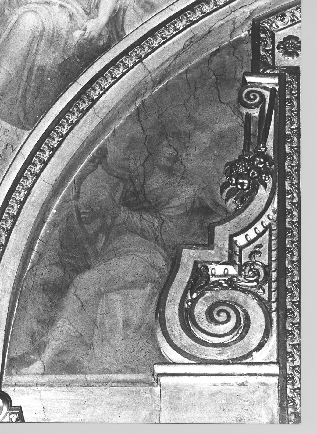 figure femminili allegoriche (dipinto) - ambito lombardo (metà sec. XVII)