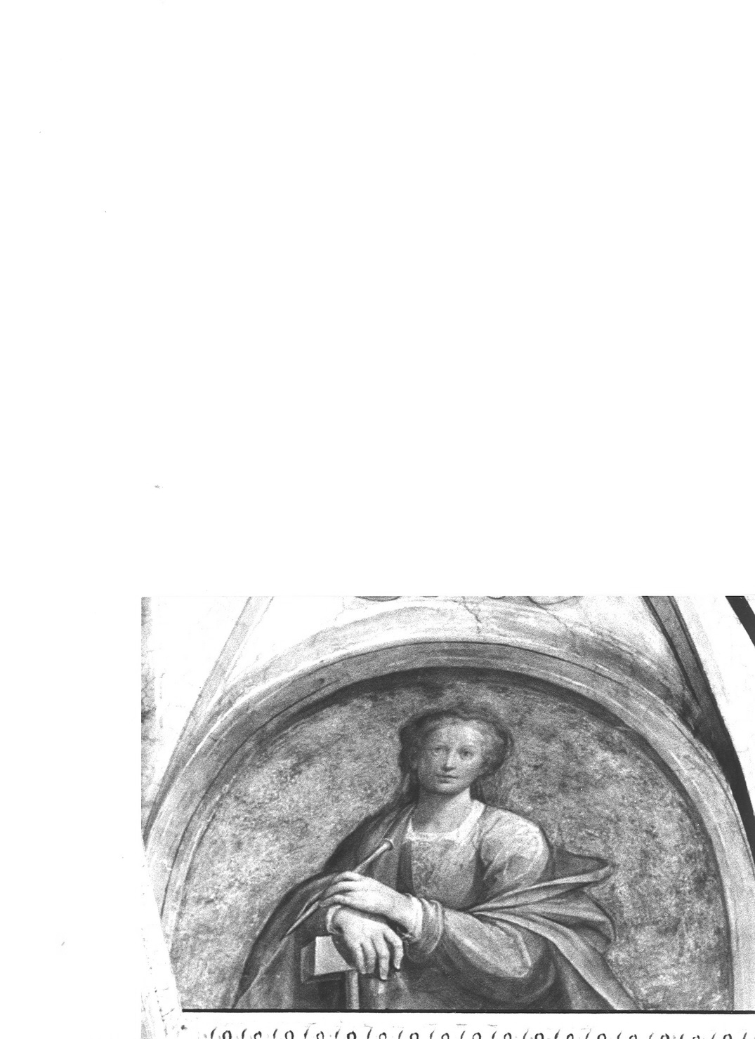 figura femminile dell'Antico testamento (lunetta) di Caccia Guglielmo detto Moncalvo (sec. XVII)