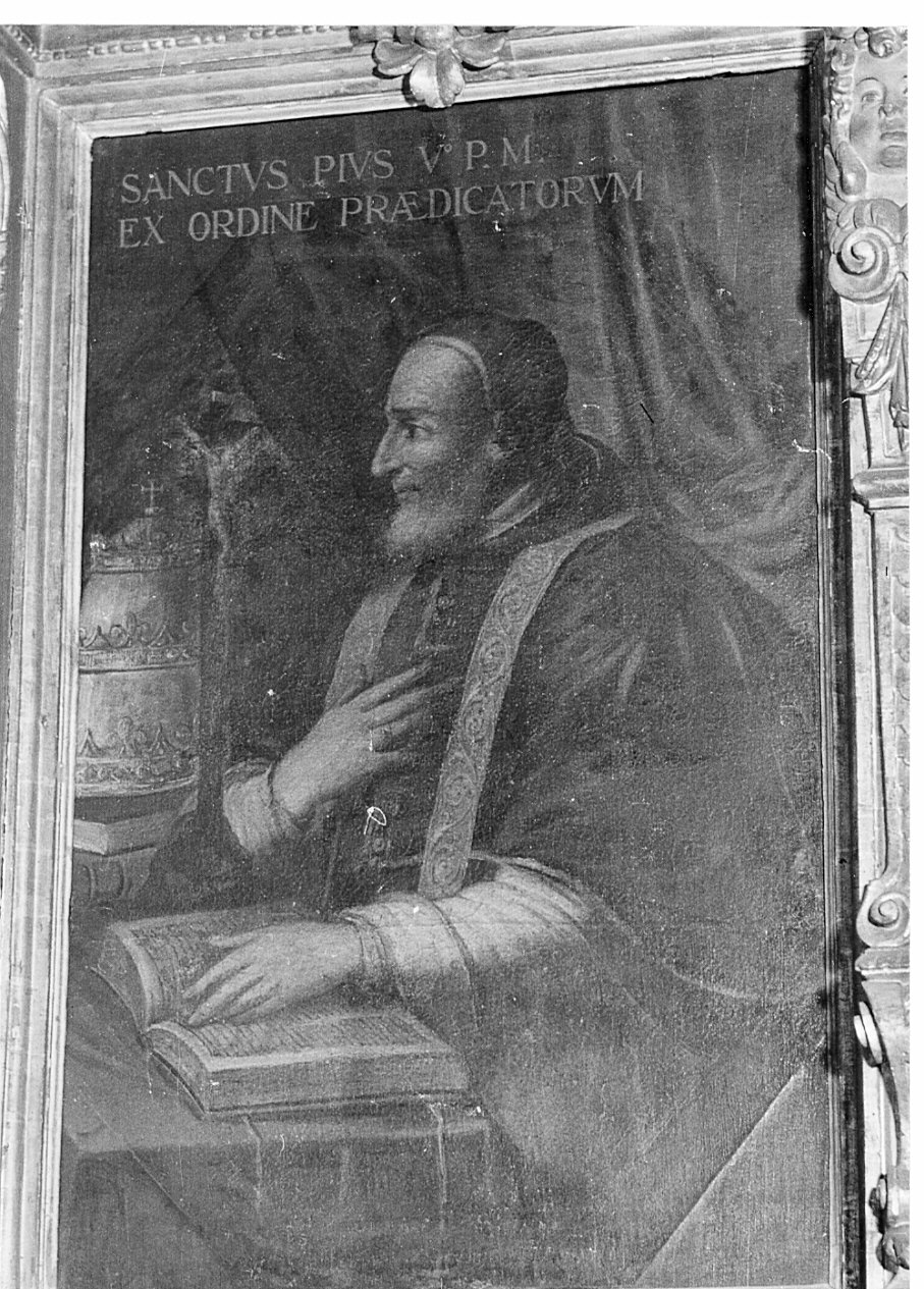 San Pio papa (dipinto, opera isolata) - ambito lombardo (sec. XVII)