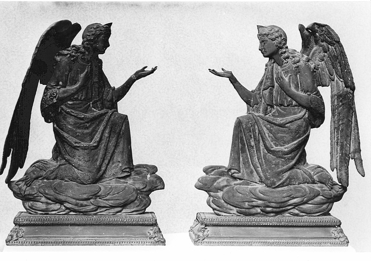 angeli (statuetta, coppia) - bottega milanese (sec. XVII)