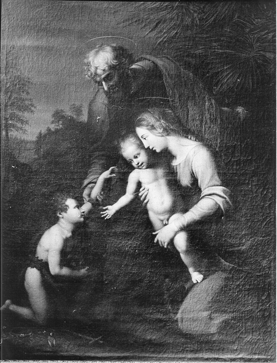 Sacra Famiglia (dipinto, opera isolata) di Knoller Martin (sec. XVIII)