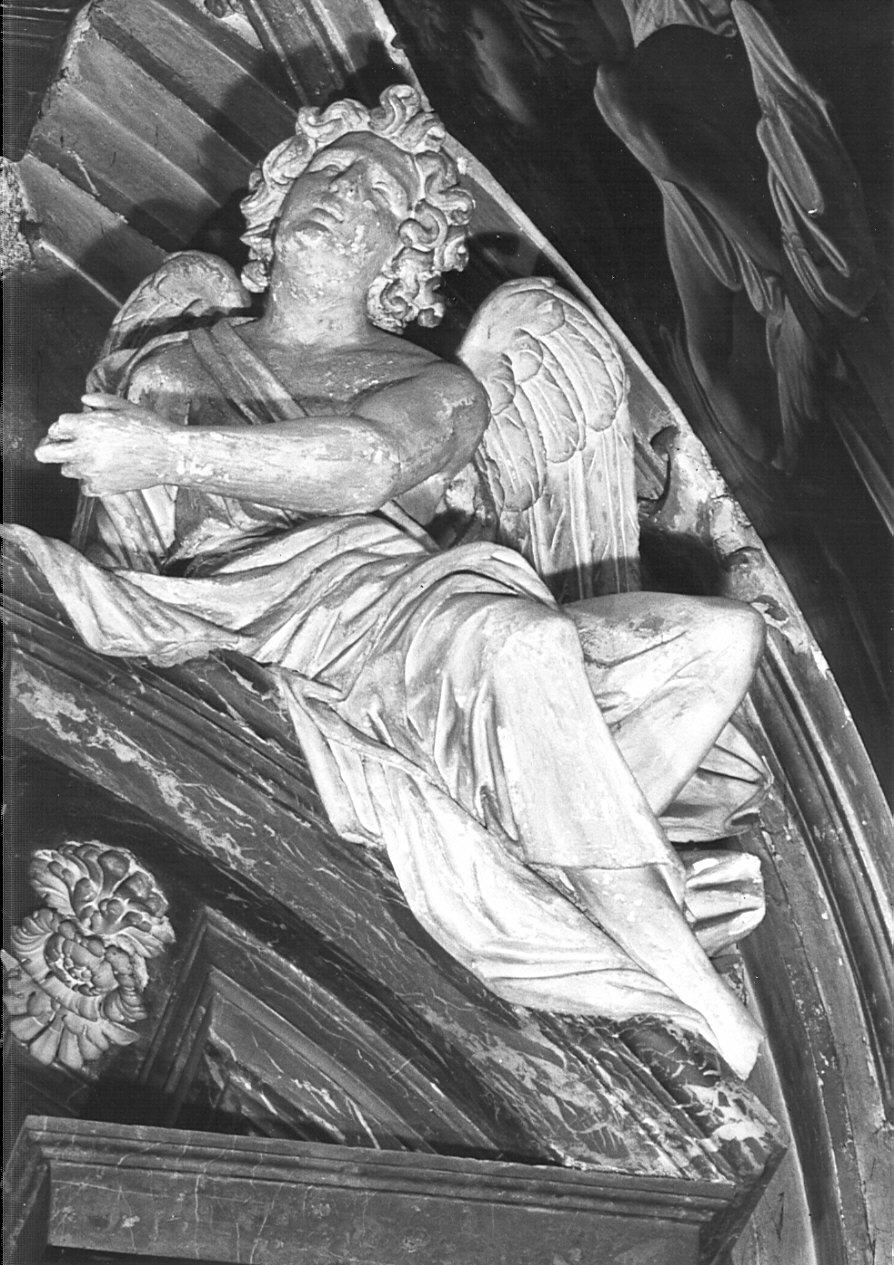 angeli (statua, elemento d'insieme) - bottega lombarda (sec. XVII)