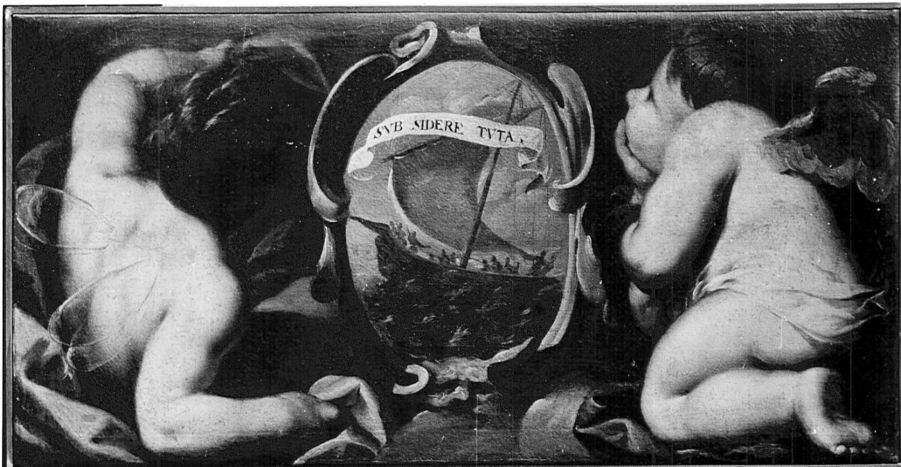 angeli reggistemma (dipinto, serie) di Gherardini Melchiorre detto Ceranino (attribuito) (sec. XVII)