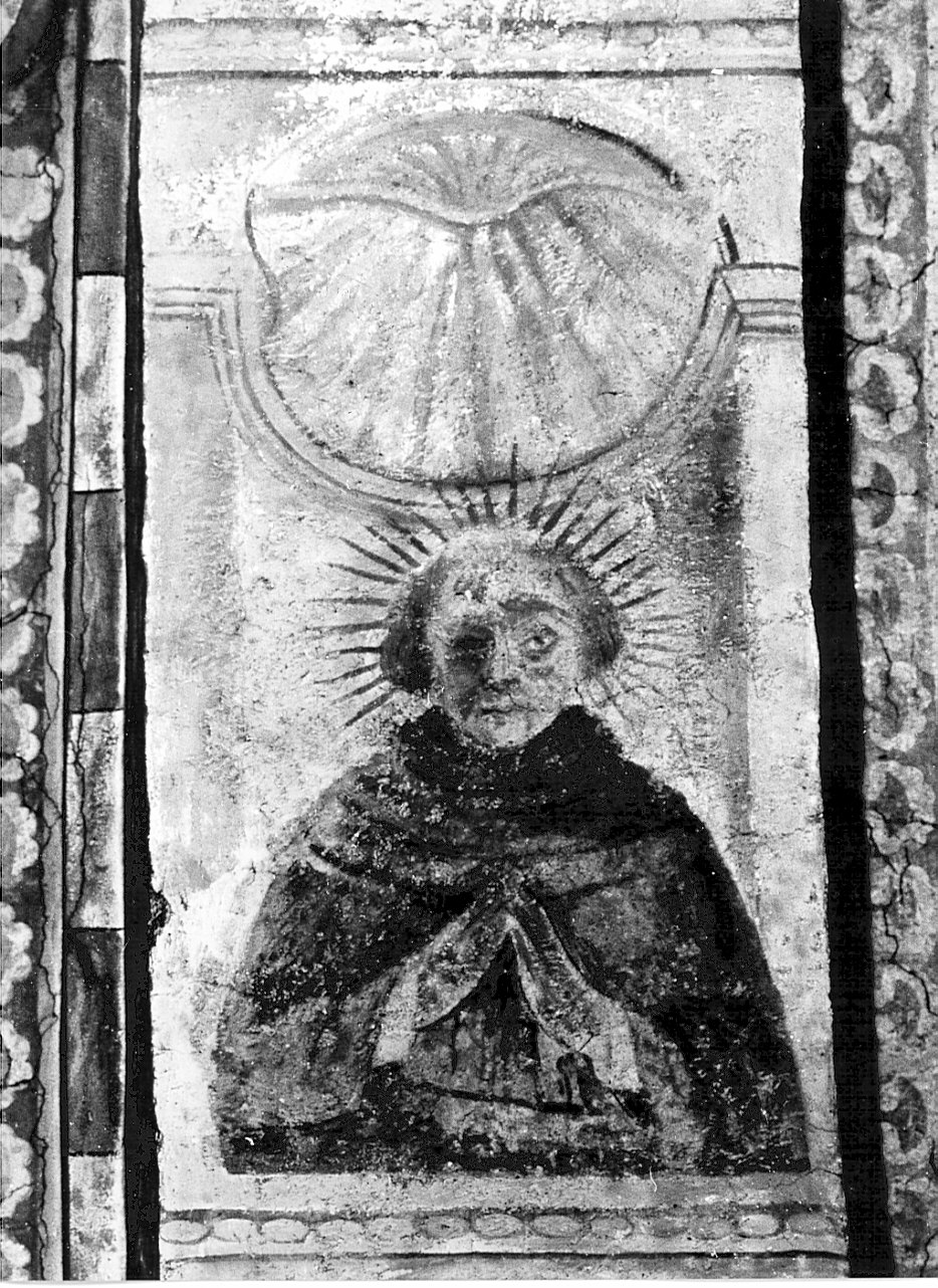 monaco (decorazione pittorica, elemento d'insieme) - ambito lombardo (sec. XV)