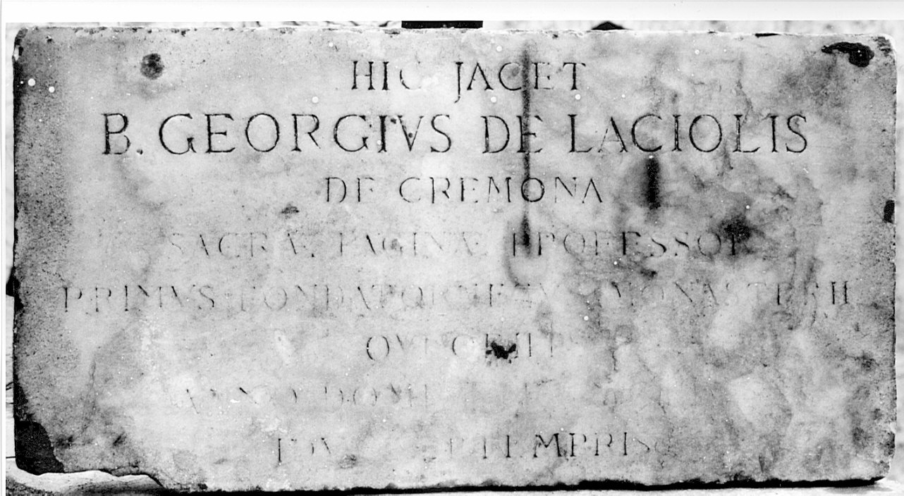 lapide tombale, opera isolata - bottega lombarda (sec. XV)