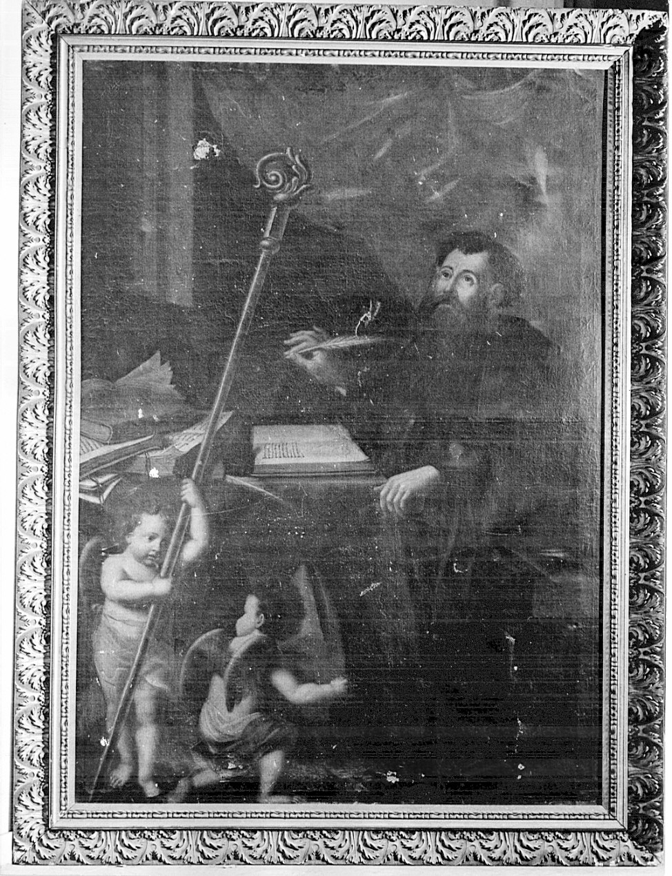Sant'Agostino (dipinto, opera isolata) di Ferri Ciro (sec. XVII)
