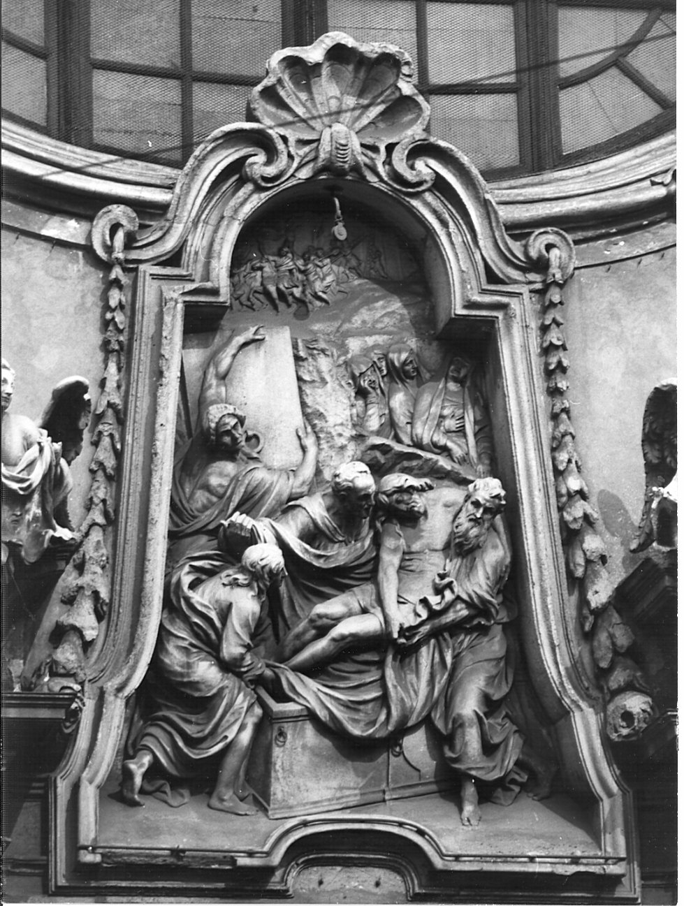 deposizione di Cristo nel sepolcro (statua, opera isolata) di Rusnati Giuseppe (sec. XVII)