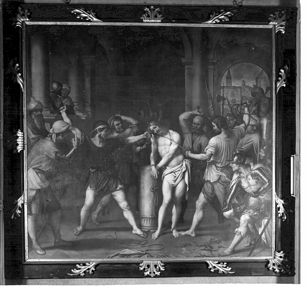 flagellazione di Cristo (dipinto, opera isolata) di Salmeggia Enea detto Talpino (sec. XVII)