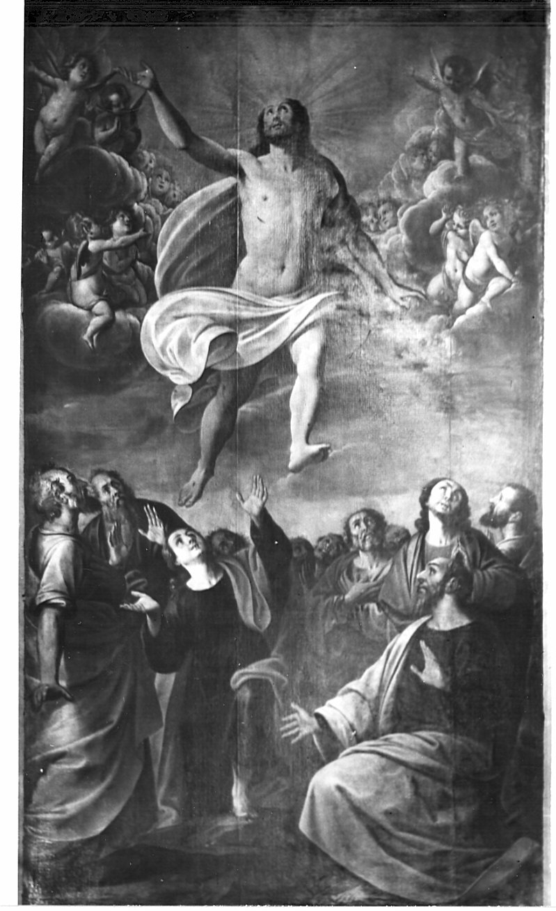 ascensione di Cristo (dipinto, opera isolata) di Lampugnani Giovanni Francesco (attribuito) (prima metà sec. XVII)