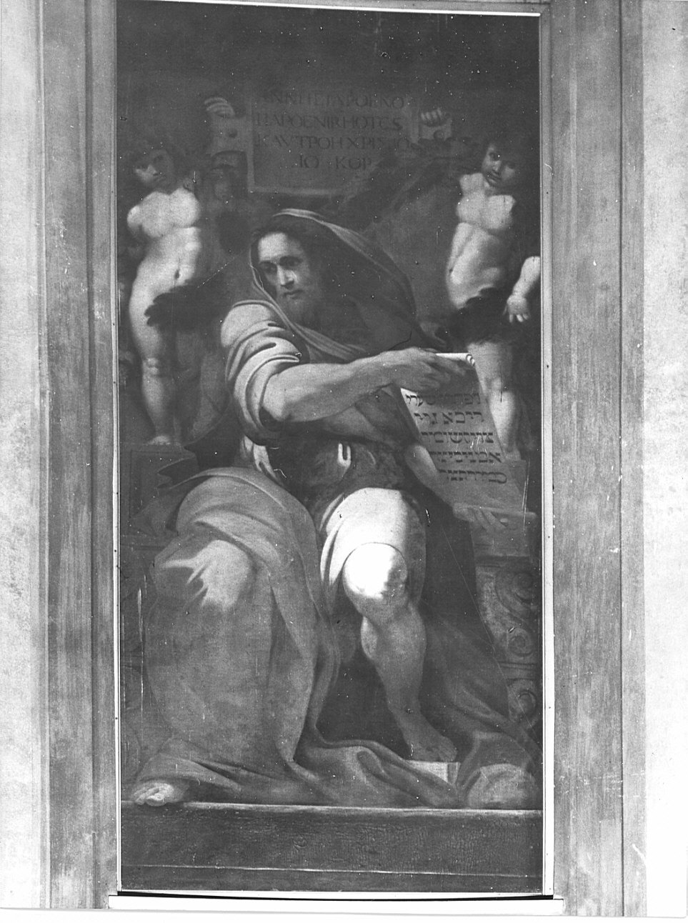 profeta (dipinto, opera isolata) di Nuvolone Panfilo (attribuito) (inizio sec. XVII)