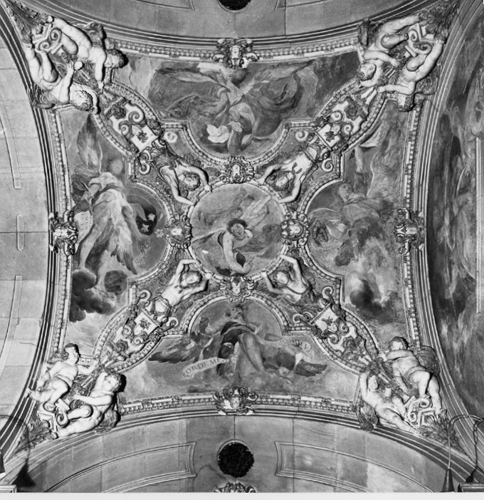 angeli (decorazione pittorica, opera isolata) di Crespi Giovan Battista detto Cerano (attribuito) (inizio sec. XVII)