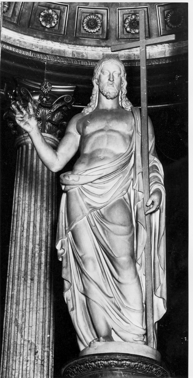 Cristo (statua, elemento d'insieme) di Pacetti Camillo (attribuito) (sec. XIX)