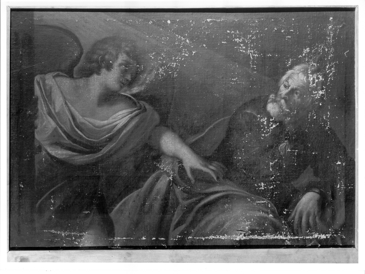 sogno di San Giuseppe (dipinto, opera isolata) - ambito lombardo (seconda metà sec. XVII)
